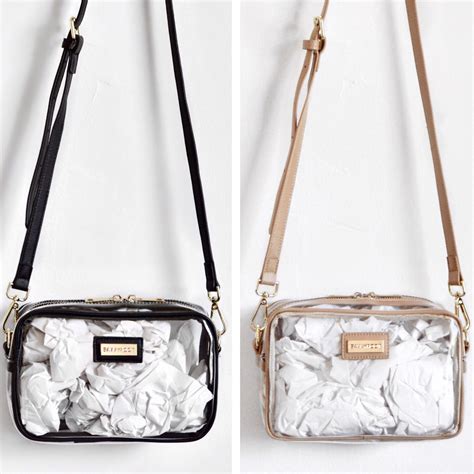 michael kors clear stadium bag|clear bags to take stadiums.